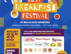 Ayo Berburu Sarapan Seru di Best Breakfast Festival 2025 di Balai Kota Bandung