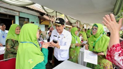 Cek Kesehatan Gratis di Pesantren Cijawura, Erwin: Sehat Itu Ibadah