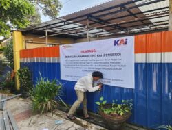 KAI Daop 2 Berhasil Amankan Aset Rumah Perusahaan Jalan Natuna